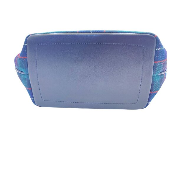 Rare Vintage Coach Holiday 2002 Green Tartan Plaid Wool Shoulder Bag With Matchi - Picture 7 of 16